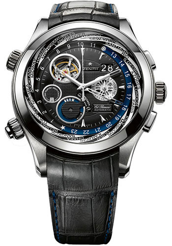 Zenith Watches - El Primero Traveller Multicity Alarm Stainless Steel - Style No: 03.0520.4046/22.C681