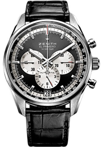 Zenith Watches - El Primero 36'000 VPH Stainless Steel - Style No: 03.2040.400/22.C496