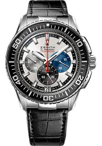 Zenith Watches - El Primero Stratos Flyback Striking 10th Stainless Steel - Style No: 03.2060.4057/69.C714