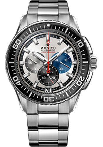 Zenith Watches - El Primero Stratos Flyback Striking 10th Stainless Steel - Style No: 03.2060.4057/69.M2060
