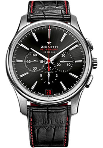 Zenith Watches - El Primero Captain Chronograph Stainless Steel - Style No: 03.2115.400/21.C703