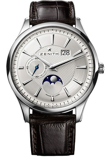 Zenith Watches - Elite Captain Moonphase Stainless Steel - Style No: 03.2140.691/02.C498
