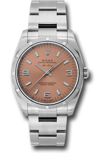 Rolex Watches - Air-King Engine Turned Bezel - Style No: 114210pao