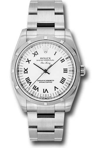 Rolex Watches - Air-King Engine Turned Bezel - Style No: 114210wro