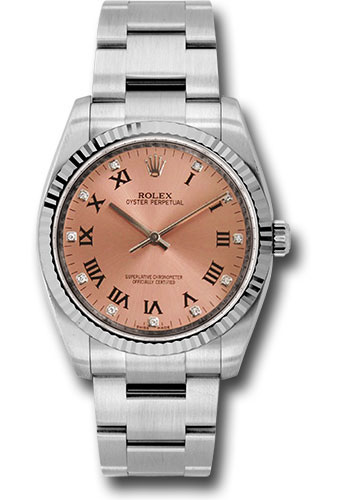 Rolex Watches - Oyster Perpetual No-Date Large - 36mm - Fluted Bezel - Style No: 116034 pdo