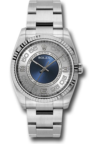 Rolex Watches - Oyster Perpetual No-Date Large - 36mm - Fluted Bezel - Style No: 116034 sblao