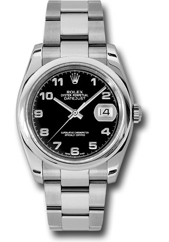 Rolex Watches - Datejust 36mm - Steel Domed Bezel - Oyster Bracelet - Style No: 116200 bkao