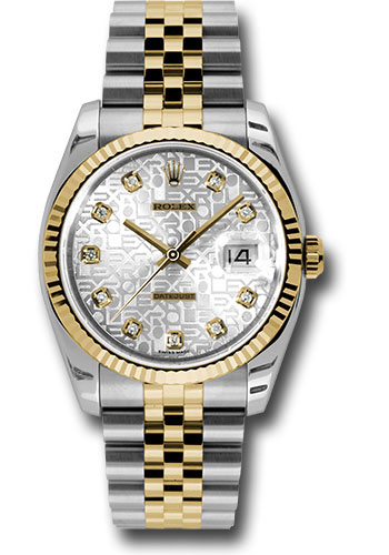Rolex Watches - Datejust Mens - Steel and Gold Yellow Gold - Fluted Bezel - Jubilee - Style No: 116233sjdj