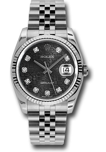 Rolex Watches - Datejust 36mm - Steel Fluted Bezel - Jublilee Bracelet - Style No: 116234 bkjdj