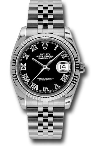Rolex Watches - Datejust 36mm - Steel Fluted Bezel - Jublilee Bracelet - Style No: 116234 bkrj