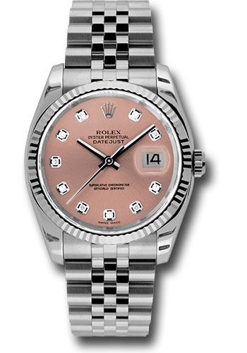 Rolex Watches - Datejust 36mm - Steel Fluted Bezel - Jublilee Bracelet - Style No: 116234 pdj