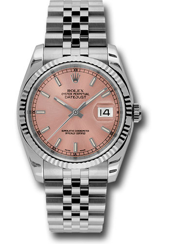 Rolex Watches - Datejust 36mm - Steel Fluted Bezel - Jublilee Bracelet - Style No: 116234 pij
