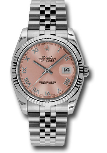 Rolex Watches - Datejust 36mm - Steel Fluted Bezel - Jublilee Bracelet - Style No: 116234 prj