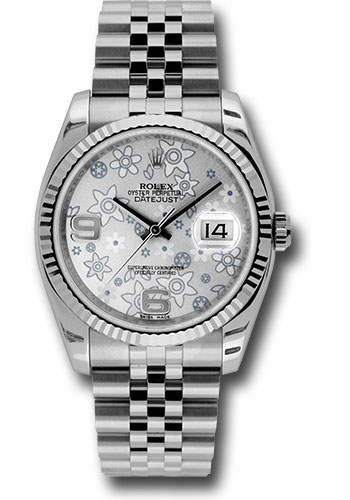Rolex Watches - Datejust 36mm - Steel Fluted Bezel - Jublilee Bracelet - Style No: 116234 sfaj