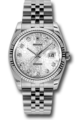 Rolex Watches - Datejust 36mm - Steel Fluted Bezel - Jublilee Bracelet - Style No: 116234 sjdj
