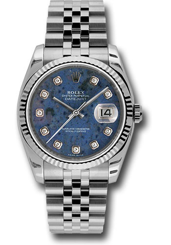 Rolex Watches - Datejust 36mm - Steel Fluted Bezel - Jublilee Bracelet - Style No: 116234 sodj