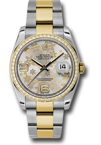 Rolex Watches - Datejust 36mm - Steel and Gold Yellow Gold Dia Bezel - Oyster - Style No: 116243  sfao