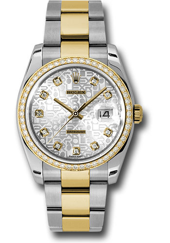 Rolex Watches - Datejust 36mm - Steel and Gold Yellow Gold Dia Bezel - Oyster - Style No: 116243 sjdo