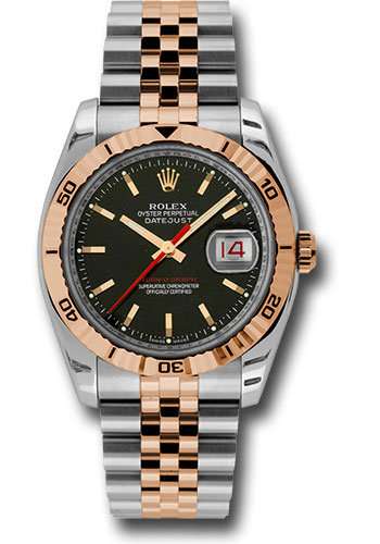 Rolex Watches - Datejust 36mm - Steel and Gold Pink Gold - Turn-O-Graph - Jubilee - Style No: 116261 bksj