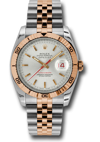 Rolex Watches - Datejust 36mm - Steel and Gold Pink Gold - Turn-O-Graph - Jubilee - Style No: 116261 ssj
