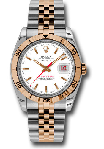 Rolex Watches - Datejust 36mm - Steel and Gold Pink Gold - Turn-O-Graph - Jubilee - Style No: 116261 wsj