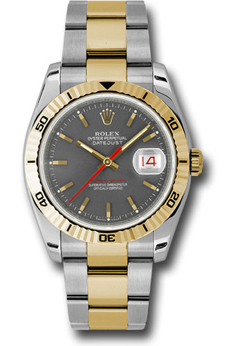 Rolex Watches - Datejust Mens - Steel and Gold Yellow Gold - Turn-O-Graph - Oyster - Style No: 116263 gso