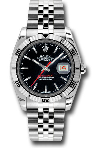 Rolex Watches - Datejust Mens - Steel Turn-O-Graph - Jubilee Bracelet - Style No: 116264bksj