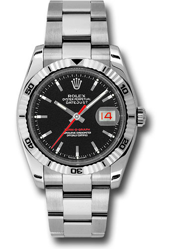 Rolex Watches - Datejust Mens - Steel Turn-O-Graph - Oyster Bracelet - Style No: 116264bkso