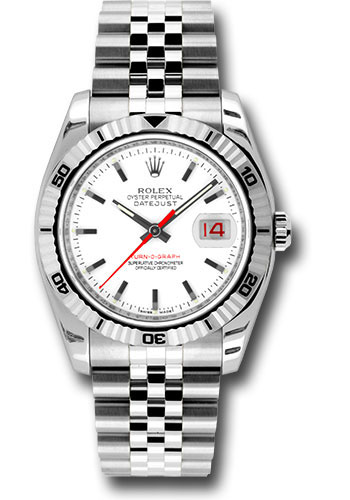 Rolex Watches - Datejust Mens - Steel Turn-O-Graph - Jubilee Bracelet - Style No: 116264wsj