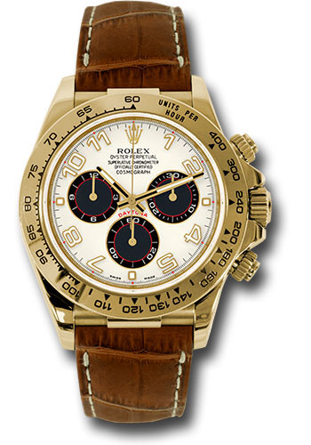 Rolex Watches - Daytona Yellow Gold - Leather Strap - Style No: 116518 ibkbr