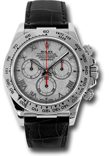 Rolex Watches - Daytona White Gold - Leather Strap - Style No: 116519 mt