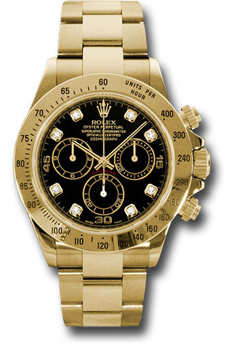 Rolex Watches - Daytona Yellow Gold - Bracelet - Style No: 116528bkd