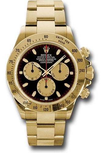 Rolex Watches - Daytona Yellow Gold - Bracelet - Style No: 116528pnbk