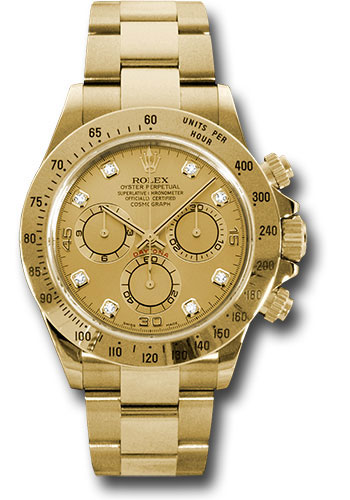 Rolex Watches - Daytona Yellow Gold - Bracelet - Style No: 116528chd
