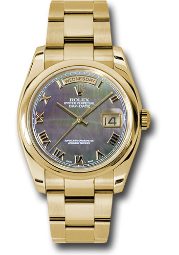 Rolex Watches - Day-Date President Yellow Gold - Domed Bezel - Oyster - Style No: 118208 dkmro