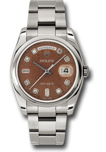Rolex Watches - Day-Date President White Gold - Domed Bezel - Oyster - Style No: 118209 hbjdo