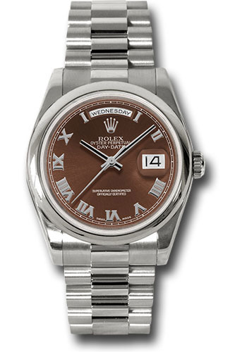 Rolex Watches - Day-Date President White Gold - Domed Bezel - President - Style No: 118209 hbrp