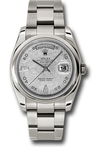 Rolex Watches - Day-Date President White Gold - Domed Bezel - Oyster - Style No: 118209 mtado