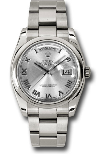 Rolex Watches - Day-Date President White Gold - Domed Bezel - Oyster - Style No: 118209 rro