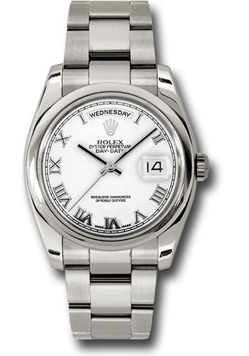 Rolex Watches - Day-Date President White Gold - Domed Bezel - Oyster - Style No: 118209 wro