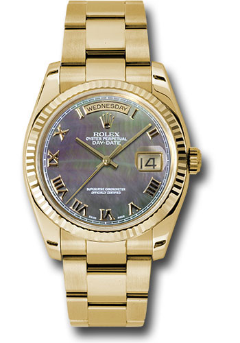 Rolex Watches - Day-Date President Yellow Gold - Fluted Bezel - Oyster - Style No: 118238dkmro