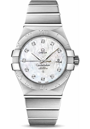 Omega Watches - Constellation Chronometer 31 mm Brushed Stainless Steel - Style No: 123.10.31.20.55.001