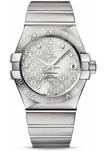 Omega Watches - Constellation Chronometer 35 mm Brushed Stainless Steel - Style No: 123.10.35.20.52.002