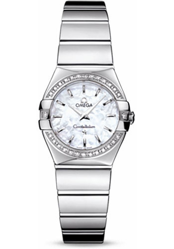 Omega Watches - Constellation Quartz 24 mm Polished Stainless Steel - Style No: 123.15.24.60.05.002