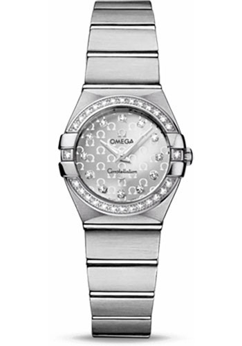 Omega Watches - Constellation Quartz 24 mm Brushed Stainless Steel - Style No: 123.15.24.60.52.001