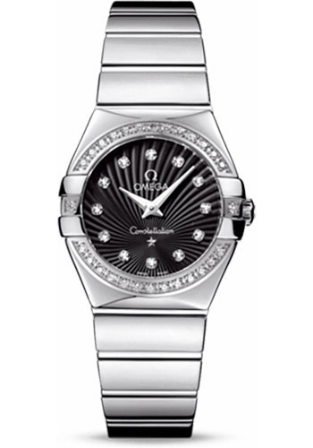 Omega Watches - Constellation Quartz 27 mm Polished Stainless Steel - Style No: 123.15.27.60.51.002