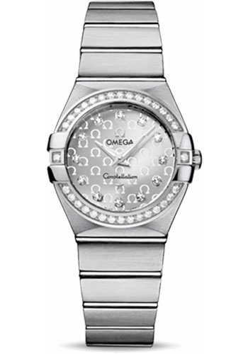 Omega Watches - Constellation Quartz 27 mm Brushed Stainless Steel - Style No: 123.15.27.60.52.001