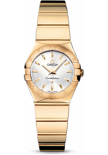 Omega Watches - Constellation Quartz 24 mm Polished Yellow Gold - Style No: 123.50.24.60.02.004