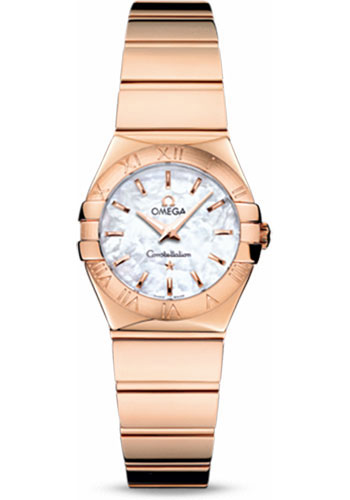 Omega Watches - Constellation Quartz 24 mm Polished Red Gold - Style No: 123.50.24.60.05.003