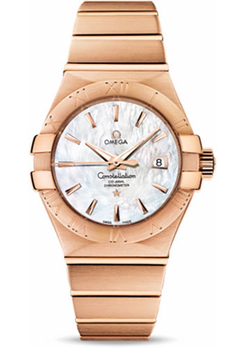 Omega Watches - Constellation Chronometer 31 mm Brushed Red Gold - Style No: 123.50.31.20.05.001